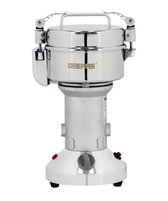 Geepas GCG41014 Food Processor | 1400W High-Speed Grinder with 300g Capacity | Durable Stainless Steel Bowl & Blade | Safety Micro Switch | Open Lid Protection