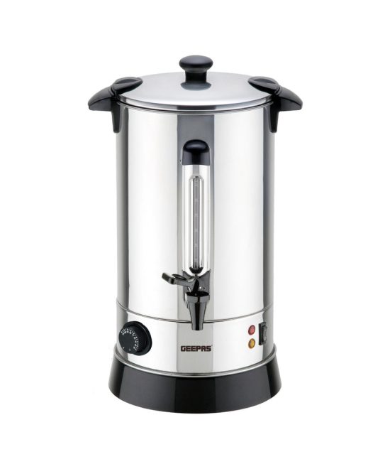 Geepas GK38048 20L Stainless Steel Water Boiler | 1650W | Adjustable Temperature Control | Auto & resettable thermostat |Boil-dry protection |Stainless steel locking lid