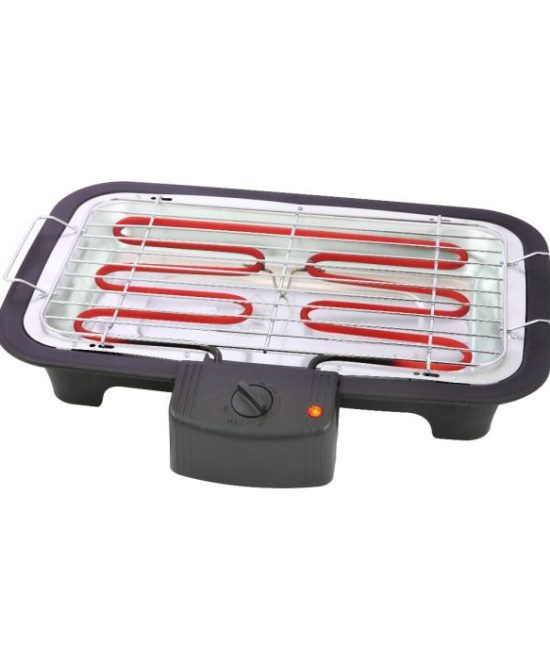 Geepas 2000W Electric Barbecue Grill - Auto-Thermostat Control with Overheat Protection | Detachable Heating Element | Perfect for both Indoor & Outdoor cooking