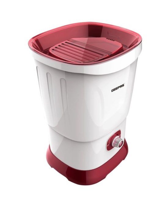 Geepas Laban Maker GLM18013 | 25L Capacity| 160W Copper Motor | Clockwise & Counterclockwise Rotation | Transparent Cover| Removable Drain Pipe| 2 Year Warranty
