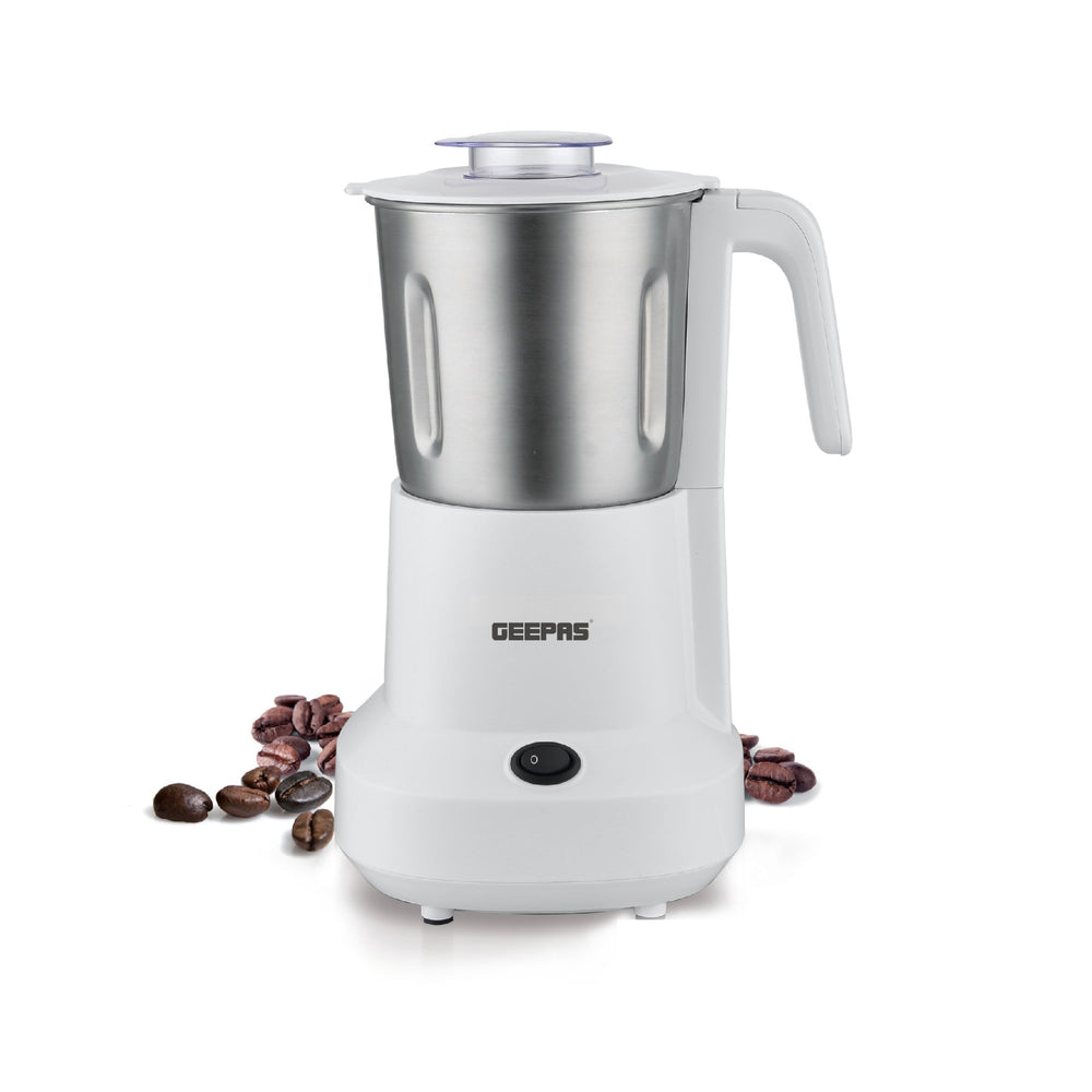 Geepas GCC6105 Food Processor | 450W | Overheat Protection | Stainless Steel Bowl & Cutting Blade| Pulse Control | Grinder for Spices, Coffee Beans, Nuts & Dried Fruits