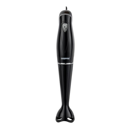 Geepas Hand Blender GHB5467 |180W Copper Motor| Stainless Steel Blade|Strong ABS Body| Low Noise DC Motor| Compact| Durable & Easy-to-Use| Ideal for Smoothies, Shakes Etc