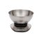 Geepas GKS4203 Stainless Steel Kitchen Scale | 5kg Capacity with Stainless Steel Bowl, LCD Backlight Display, Multi-Unit Measure, Low Power Use, 2-Year Warranty