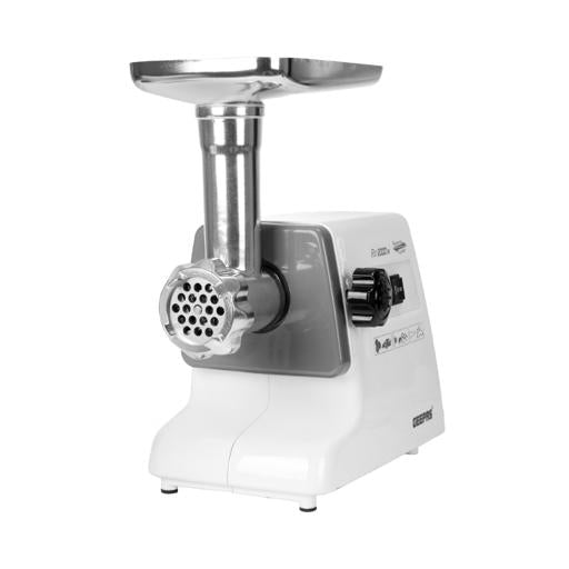 Geepas GMG767 Electric Meat Grinder | 800W Full Copper Motor| Reverse Function| Multi-Function| Stainless Steel Blade| Convenient Metal Cutting Plates| Metal Gears |