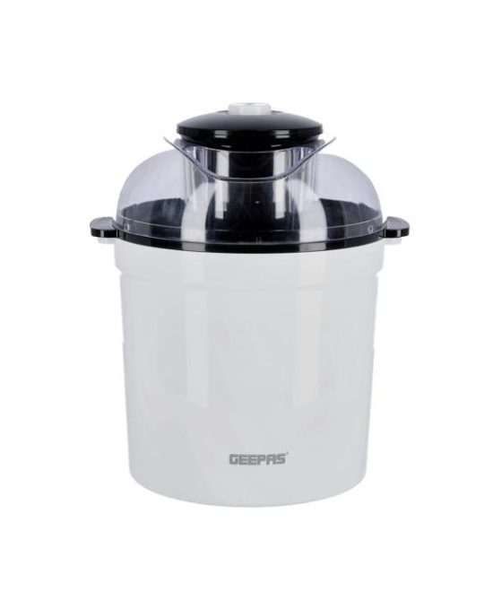 Geepas GIM63027UK Ice Cream Maker 1.5QT | Homemade Ice Cream, Gelato & Frozen Yogurt Machine |Durable BPA-free plastic housing | Food-grade aluminium bowl |Easy to Use